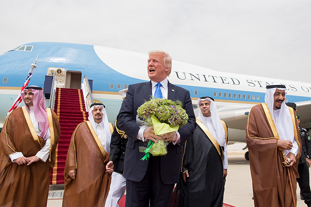 サウジアラビアを訪問したトランプ大統領