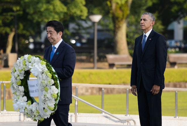 2016年、広島を訪問したオバマ大統領