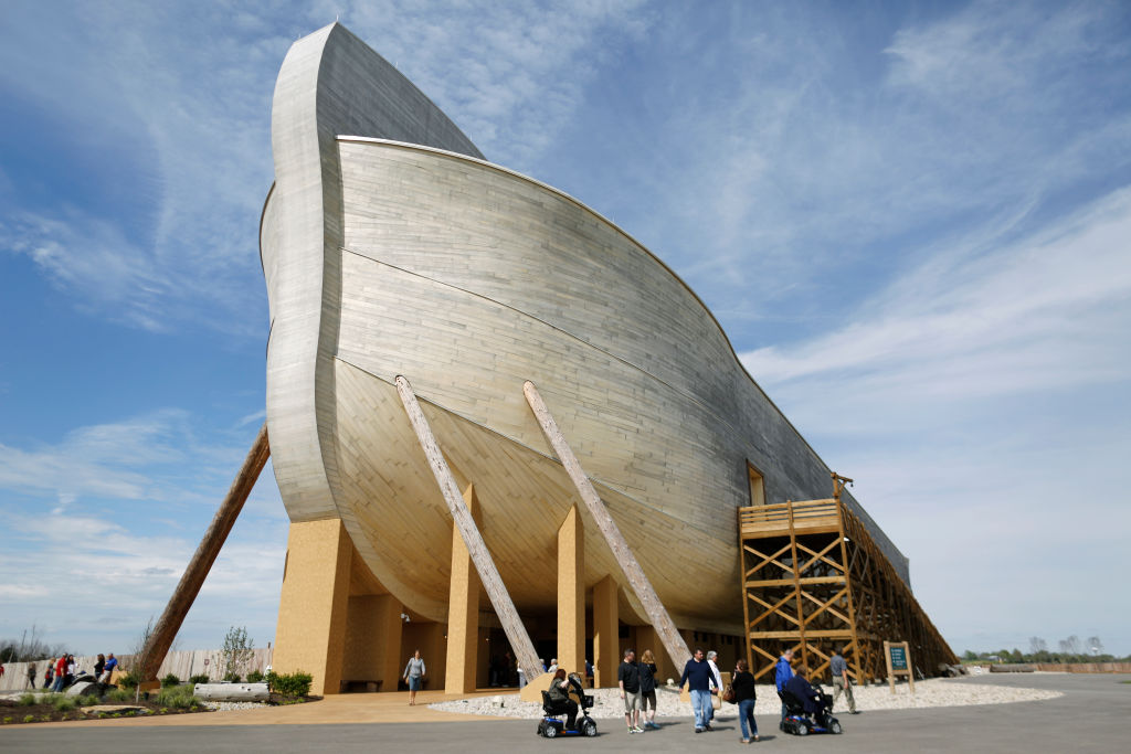 [写真]創造博物館には実物大のノアの方舟コーナーも設けられている（Photo by GettyImages）