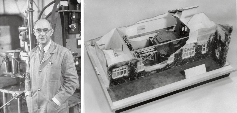 フェルミとCP-1のあった実験場の模型