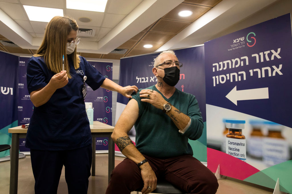 【写真】イスラエルの4回目接種、会場の様子
